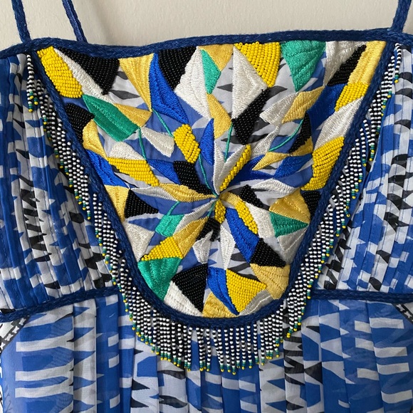 NWT Anthropologie Ranna Gill Sunburst Maxi Dress - Picture 7 of 8